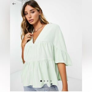 ASOS Light Green Blouse